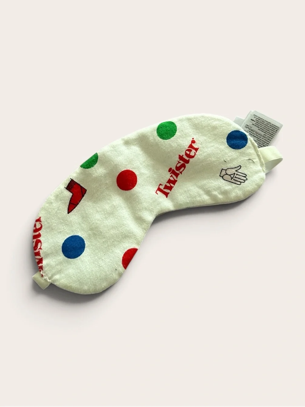 GAP Kids Eye Mask - White with Red, Blue & Green Dots